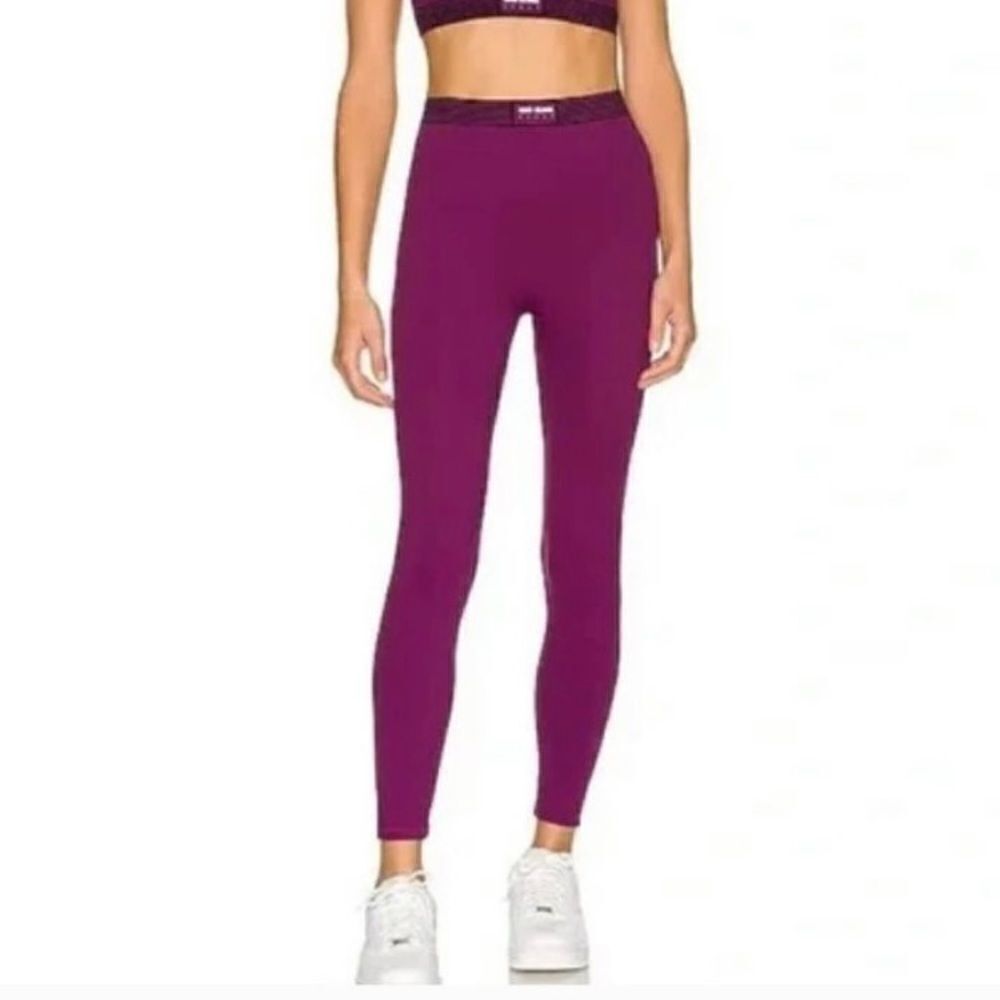 Adam Selman Sport Bonded Active Legging Purple Activewear Women's Size XS